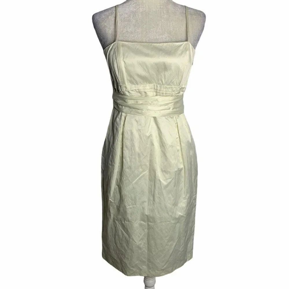 Vintage Laundry Sleeveless Midi Dress 8 Cream